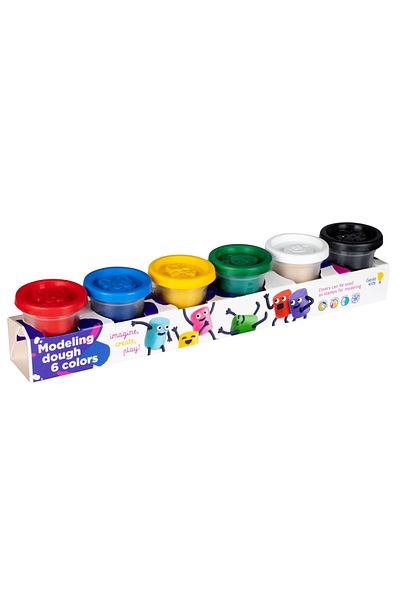 Fancy Plasticine Genio Kids, 6 colours, 300 gr