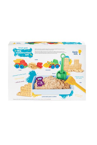 Fancy Kinetic sand set Genio Kids Genio Kids site vehicles, 1 kg