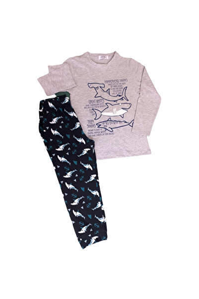 Newteam Set de pijamale cu mânecă lungă Sharks