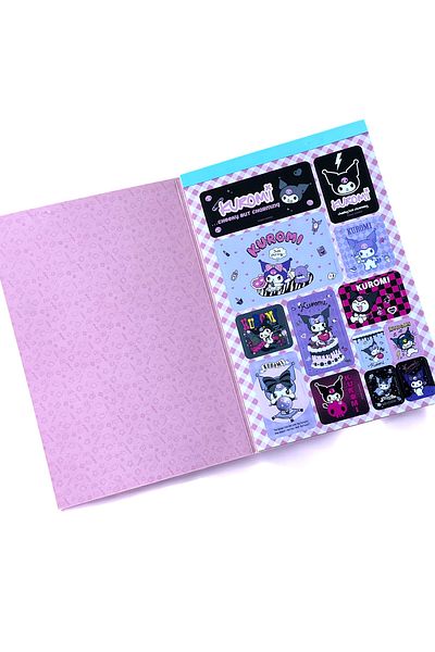 BAK GEL AL Hello Kitty and Friends - Cute Sticker Album → Hello Kitty Melody and Kuromi Sticker Book K