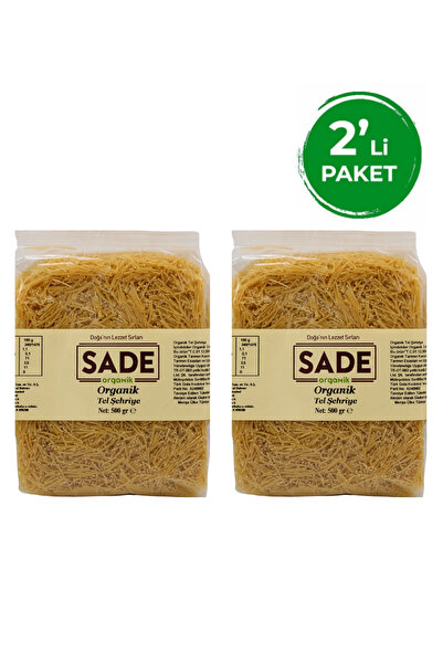 Sade Organik SADE ORGANİK TEL ŞEHRİYE 500 GR 2'Lİ PAKET