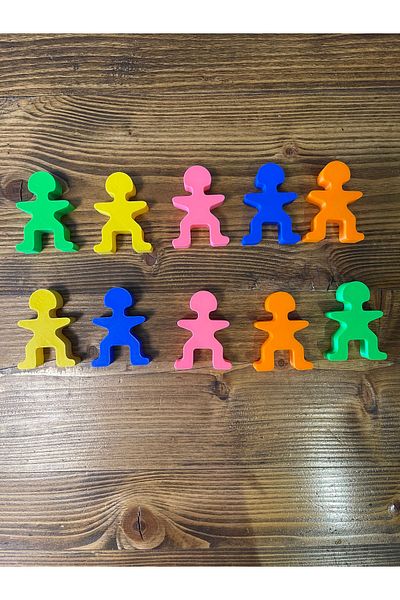 3Cup Design Educational Children's Toy-Figure Guys-Montessori Toy-Balance Game-Family Game