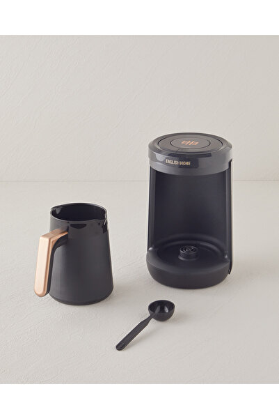 English Home Tkm 6002 Çift Taşım Türk Kahvesi Makinesi Siyah-bakır
