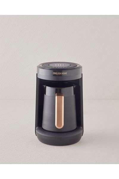 English Home Tkm 6011 Black-Copper Turkish Coffee Machine with Milk