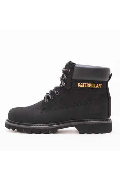 Caterpillar Colorado Γνήσιο Δερμάτινο Μαύρο Nubuck Γυναικείες Μπότες