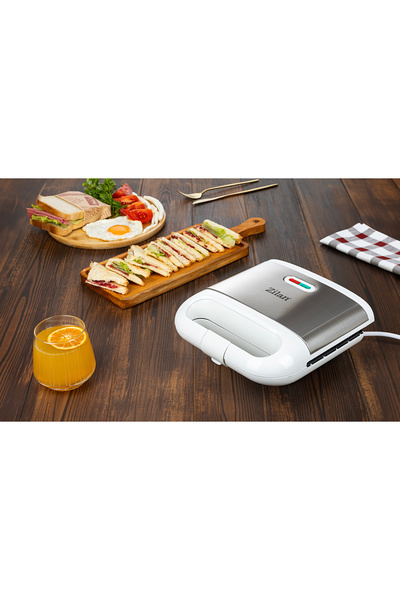 Zilan Σάντουιτς ZLN1689, Αυτόματος θερμοστάτης, Ενδεικτική λυχνία, Προστασία από υπερθέρμανση, 800W