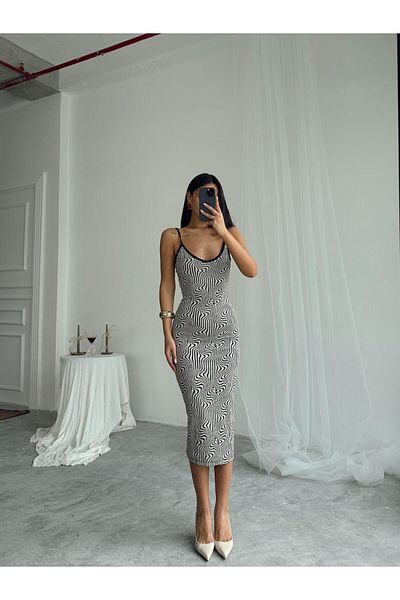 mydukkan.co Rochie cu model zebră