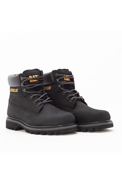 Caterpillar Colorado Γνήσιο Δερμάτινο Μαύρο Nubuck Γυναικείες Μπότες