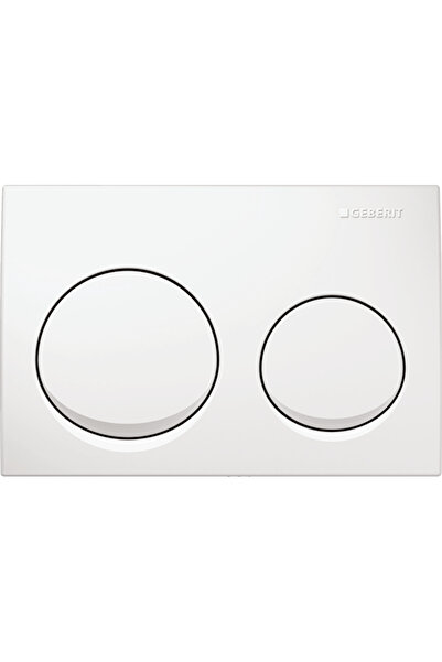 Geberit Kumanda Kapağı, Alpha20, Çift Basmalı, Beyaz, 115.040.11.5