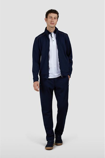 PAUL&SHARK Men's Stand Collar Zipper Long Sleeve Lazur Tracksuit Set 25411902 -013