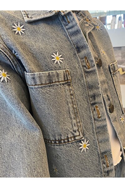 ZİNET TAKI Papatya Kot Ceket