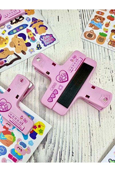 Kağıt Gemi Dükkan Sanrio Karakteri My Melody Pembe Renk Çok Fonksiyonlu Mıknatıslı Klips/Fotoğraf Mandalı/Kıskaç Ataş