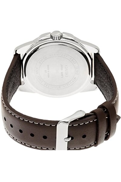 Casio Casio Men's Analog-Digital Leather Band Watch MTP-1314L-7AVDF - 50 mm - Brown