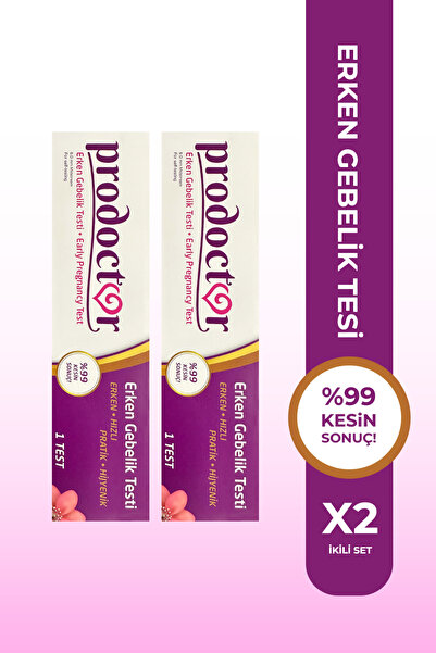 Prodoctor Erken Gebelik Testi %99 Kesin Sonuç X2 Adet