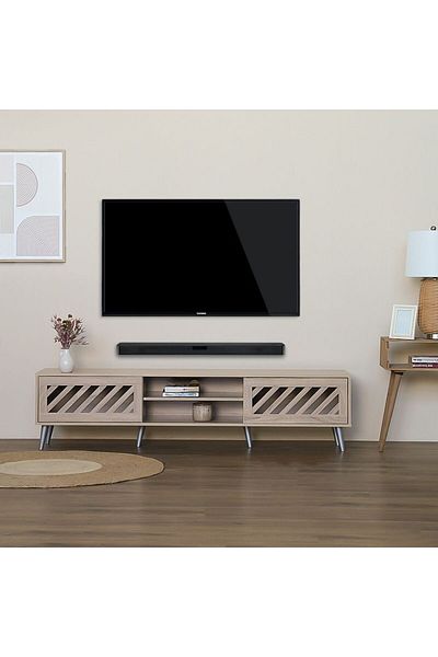 Danube Home وحدة تلفزيون جاكس حتى ٧٥ بوصة - سونوما أوك (طول ١٨٠ × عرض ٤٠ × ارتفاع ٤٤ سم)