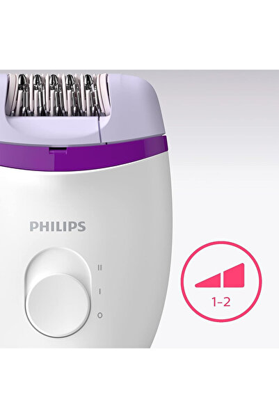 Philips men hair clipper Satinelle Essential Corded Compact Epilator. 3 pin, BRE225/01