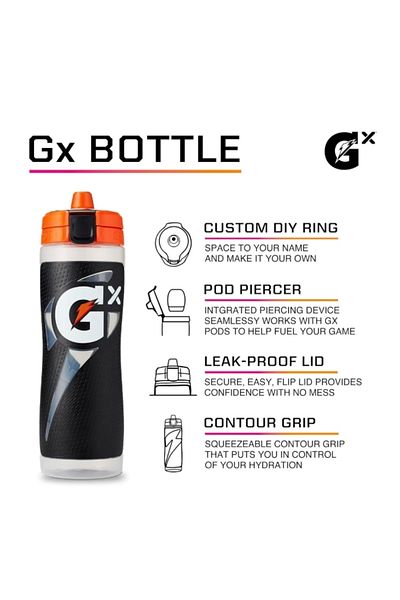 GATORADE Frost Water Bottle - Hydration System, Leak Proof Design 30 oz