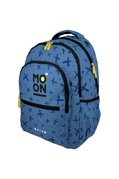 Grafoplast Ghiozdan ergonomic Moon Azul pentru copii