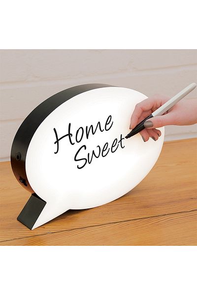 Honney Boutique Home, Cloud, Chat, Heart-Looking Illuminated Writing Board That Can Be Written with a Pen