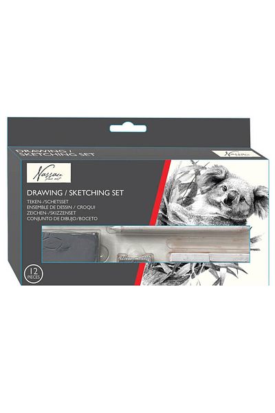 Nassau fine art Drawing and Sketching Set 12 Pieces