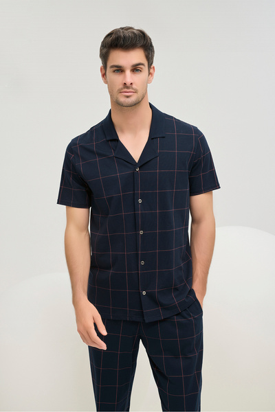 Svm 9558 ERKEK DÜĞMELİ PİJAMA TAKIM