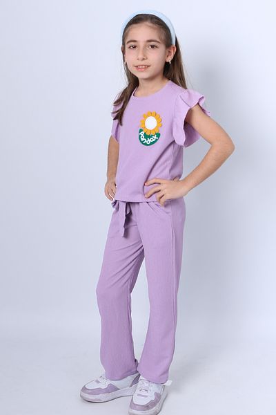 HÇM Girl's Double Set Frilly Daisy Embroidered F21