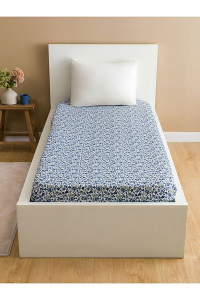 LC Waikiki New Season Flower Patterned Single Elastic Carsaf - S5Eb31Z8