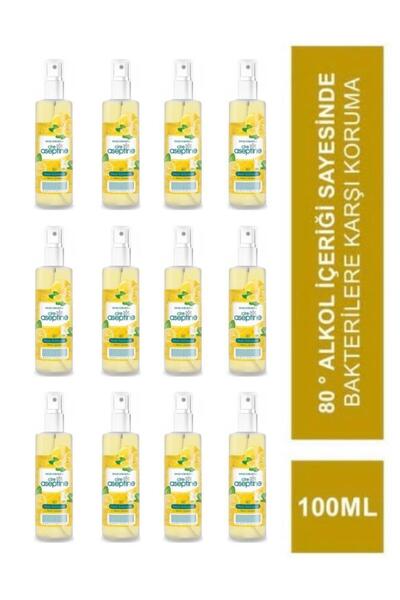 CIRE ASEPTINE 12 Adet Limon Kolonyası 100 ml Sprey