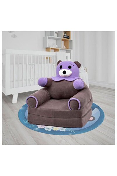 Teknor Ayıcık, Panda Sünger Katlanır Çocuk Koltuğu Gri - Lila