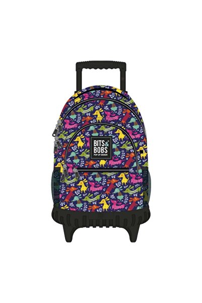 Grafoplast Ghiozdan Troler cu roti de cauciuc Bits Bobs Dog Party