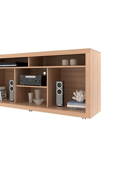 Danube Home Zoyi TV Unit Up to 55 Inches - Light Brown L144xW38xH67cm