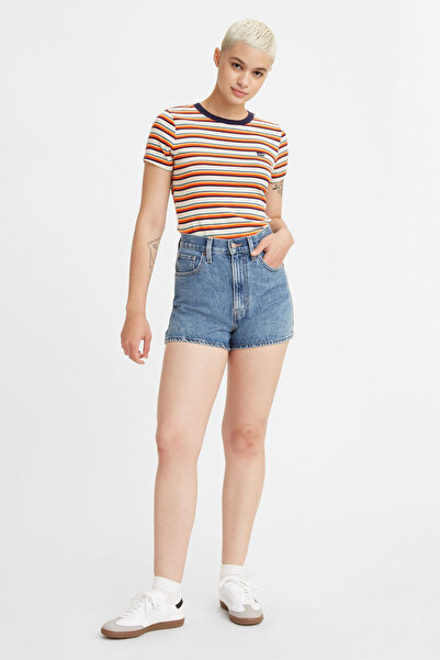 Levi's حزام عالي الجودة باللون الأزرق - جينز نسائي