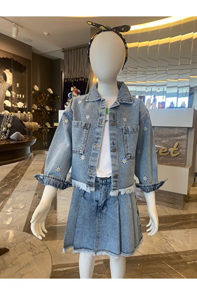 ZİNET TAKI Papatya Kot Ceket