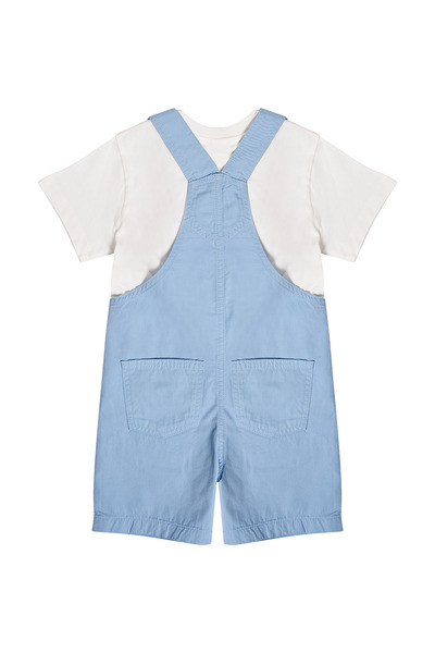 Miny Center Erkek Çocuk Tshırt Şort Salopet Takım