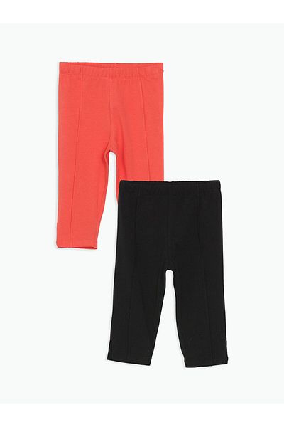 LC Waikiki Lcw Elastic Waist Basic Girl's Tights Pack of 2