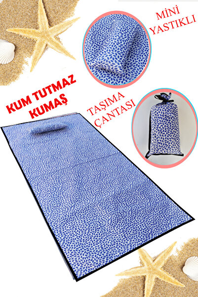 Nurnivus Mini Padded Beach and Camping Picnic Mat - Sand and Water Repellent, Folding, 80x160 cm