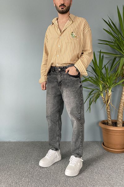 Alışveriş Sokağı Τζιν Boyfriend Stonewashed