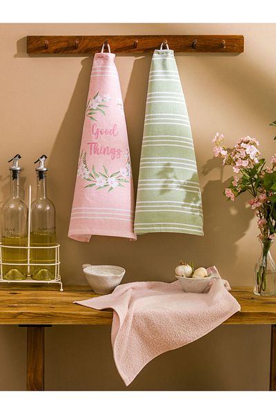LC Waikiki Lcw Embroidered Drying Cloth 3 Pack 40X50 cm