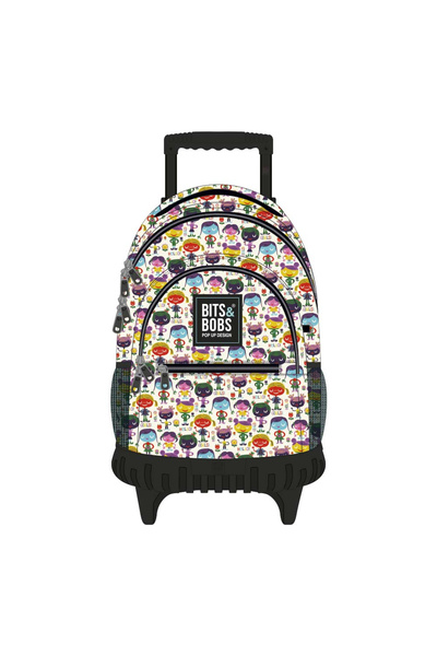 Grafoplast Ghiozdan Troler cu roti de cauciuc Bits Bobs Hello