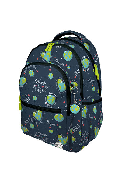 Grafoplast Ghiozdan ergonomic Planet pentru scolari