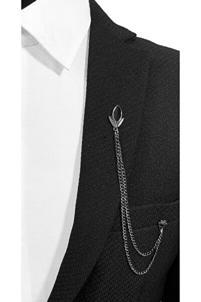 BLC Basic Line Co. Kapalı Lale Şeklinde Koyu Gri Kasa İçerisinde Siyah Mine D...