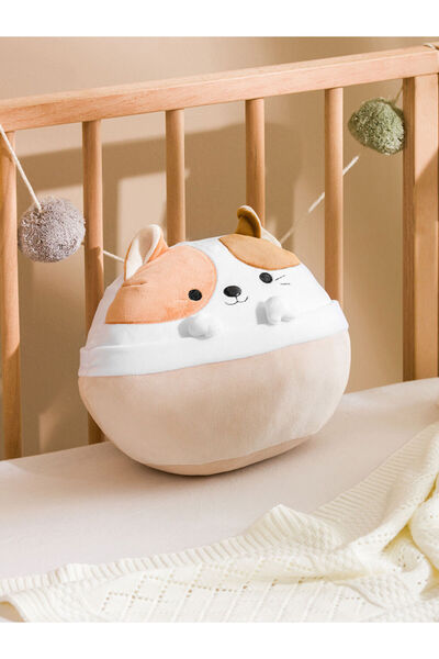 LC Waikiki RMZ GİYİM FARKIYA وسادة أطفال على شكل قطة 25 سم