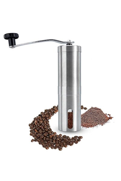 sisus Paslanmaz Çelik Kahve El Kahvesi Öğütücü