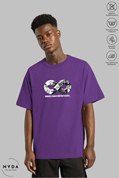 Nyda Collections Unisex majica sa okruglim izrezom, Ataturk beskonačni znak, ...