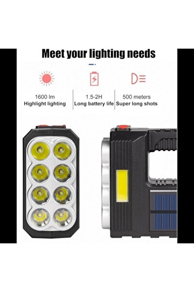 Genel Markalar Güneş Enerjili Kamp Av Feneri