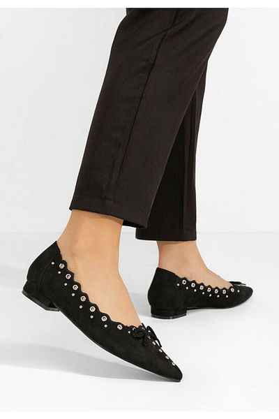B T Shoes Balerini eleganti Sharyna negri