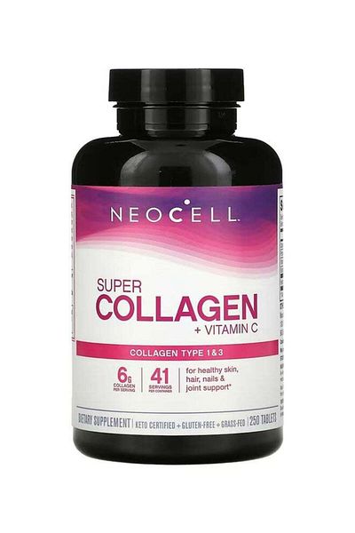 Neocell Super Collagen + C Capsules 250 Tablets