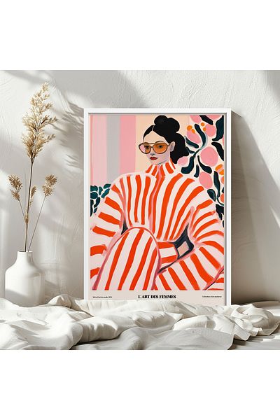 HOMEPACK Single Wooden Framed Painting One Piece Poster Painting Tk/1309