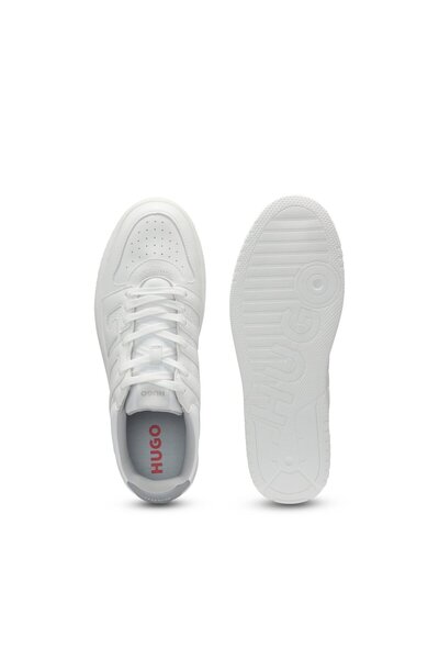 HUGO Logolu üst kısmı olan suni deri spor ayakkabılar