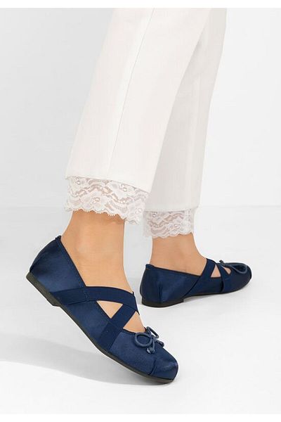 B T Shoes Balerini dama Richelle albastri
